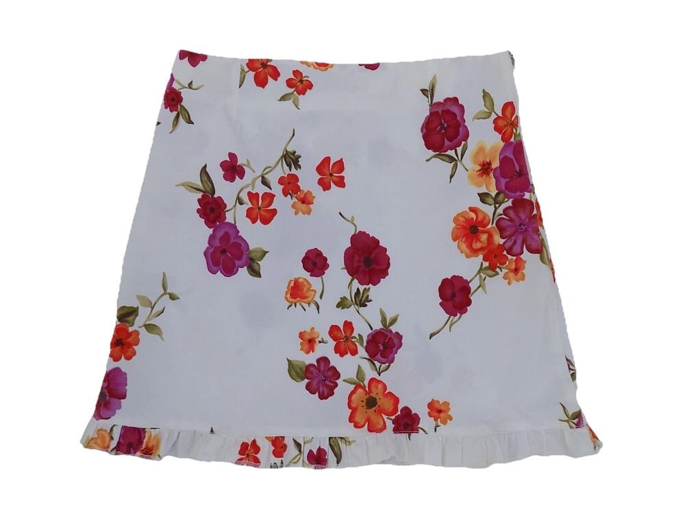 Friponne Paris skirt floral mini ruffle size 2